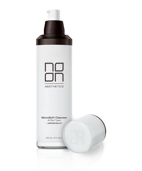 MicroSoft Cleanse bottle lactic acid 10% gentle exfoliator