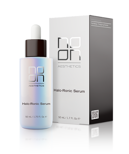 Halo-Ronic Serum bottle hydrating hyaluronic acid serum KB Aesthetics