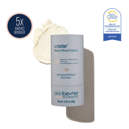 sunbetter SHEER SPF 56 Mineral Sunscreen Stick