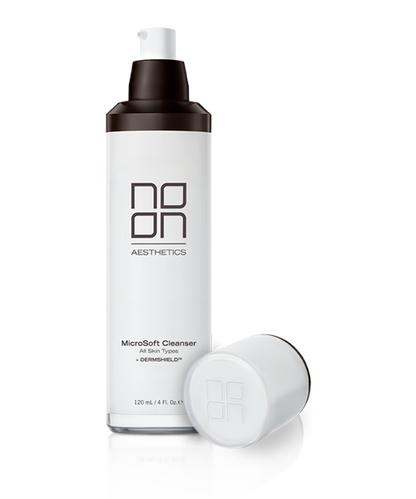 MicroSoft Cleanse bottle lactic acid 10% gentle exfoliator