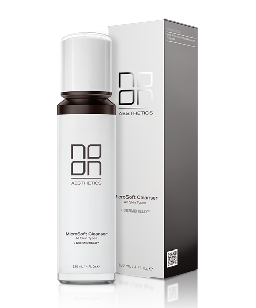 MicroSoft Cleanse bottle lactic acid 10% gentle exfoliator