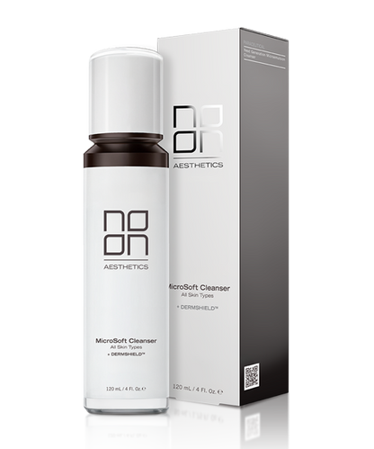 MicroSoft Cleanse bottle lactic acid 10% gentle exfoliator